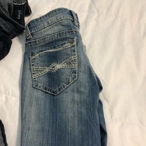Mudd faded wash jeans. Boot cut